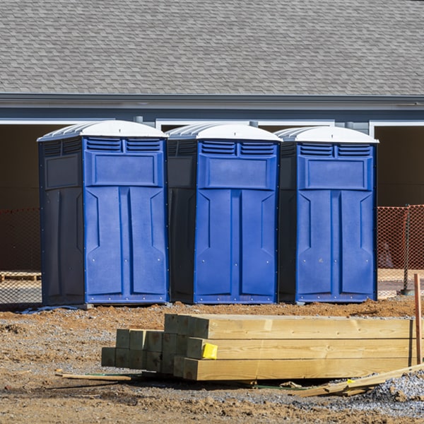 how do you dispose of waste after the portable restrooms have been emptied in Paradise